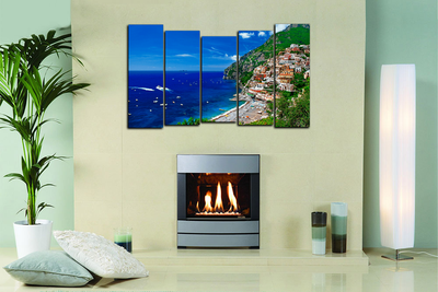 Модульная картина "Райский курорт"