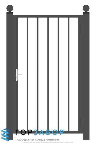 Купить калитку сварную для металлического забора SZ15-03