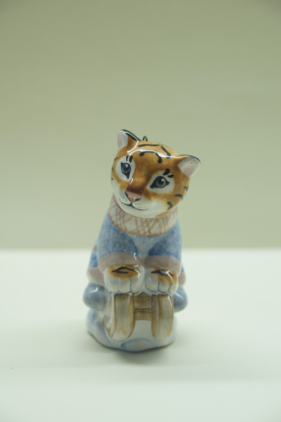 Тигрёнок на санках