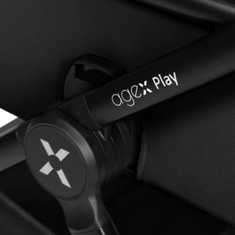 Коляска 2в1 Agex Play Black (Черный)