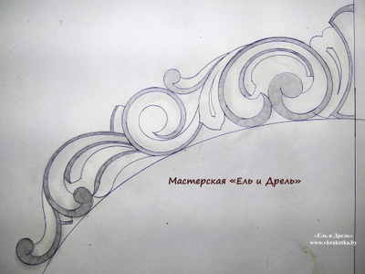 Эскизы и рисунки для резьбы по дереву