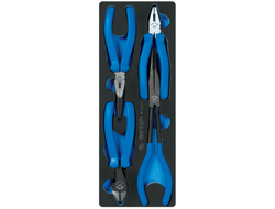 Набор пассатижей и бокорезов, ложемент, 4 предмета KING TONY 9-40104GPV