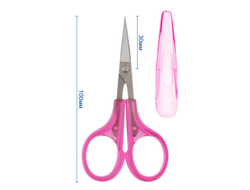 Ножницы "Gamma" ROS-02 для рукоделия в блистере 100 мм розовые