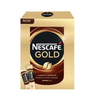 Кофе порционный растворимый Nescafe Gold 40 г
