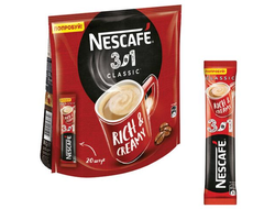 Нескафе  3 в 1  (упаковка 20шт)