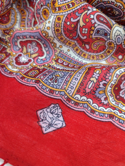 Павловопосадский платок Осеннее утро 2006-5