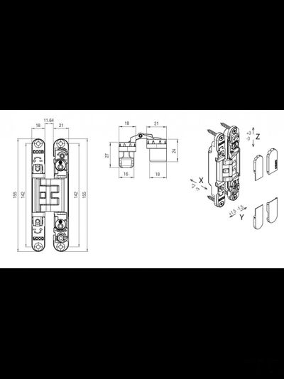 KUBICA 2400 DXSX, CR.SAT, с 5 опорными точками, регулируемая по 3 плоскостям