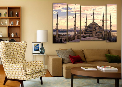 Модульная картина "Голубая мечеть"