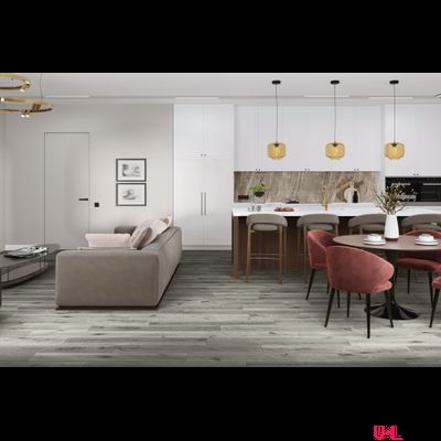 SPC ламинат Damy Floor Family Дуб Состаренный Серый / Aged Gray Oak T7020-5D 43 класс толщина 4.0 мм с фаской замковый 2.635 м2