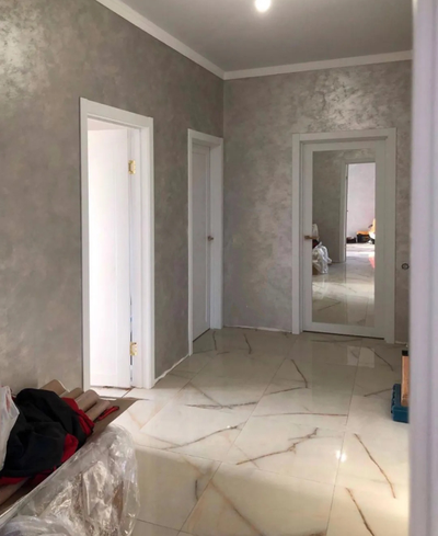 OPTIMA PORTE/ TURIN (ТУРИН) 501.2 БЕЛЫЙ СНЕЖНЫЙ/ ЗЕРКАЛО (С ДВУХ СТОРОН)