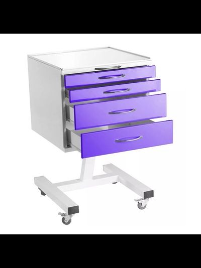 Столик стоматолога СИПС-М-01 с 4-я ящиками м центральным замком