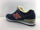 New Balance 574 (синие с красным, замша) Зимние с мехом