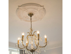 Розетка потолочная (подлюстра) из полиуретана с орнаментом Orac Decor-Orac Luxxus R73 диаметр 70 см