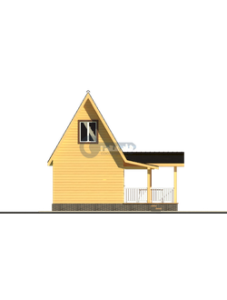 Б-22 ГАБАРИТНЫЕ РАЗМЕРЫ: (8Х7М) 2 ЭТАЖА, ОБЩАЯ ПЛОЩАДЬ: 60М²