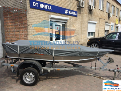 тент на вельбот 37