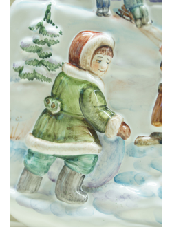 Плакетка "Зимние забавы"