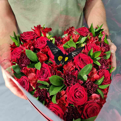 Букет с бабочкой №115