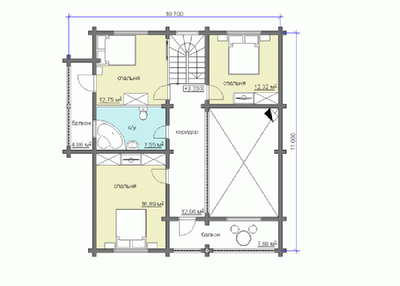 Дом из клееного бруса ПБ-18, 183 м2
