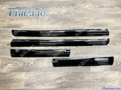 Молдинги Toyota Land Cruiser Prado 150 черные с хромом