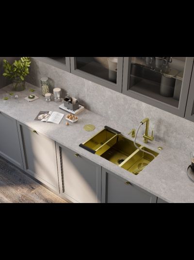 Мойка OMOIKIRI TAKI 69-2-U/IF SIDE LG-L