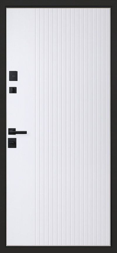 Стальная дверь   Конструктор (умная электронная дверная ручка с отпечатком пальца Smart lock T888 черная)