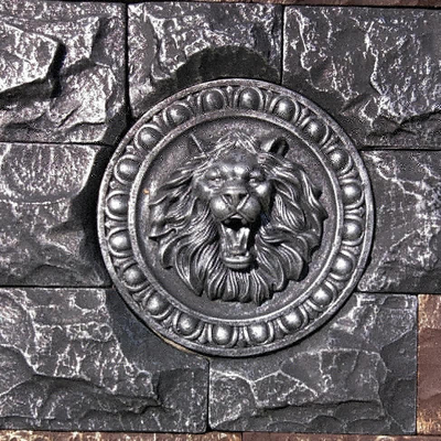 БАРЕЛЬЕФ "ЛЕВ В КАМНЕ"    стоимость-1410р\шт Размер  400х300  Вес