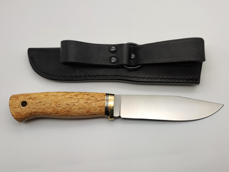 Нож Бер сталь N690 карельская береза
