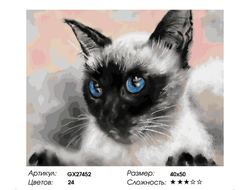 Картина по номерам 40х50 на подрамнике GX27452