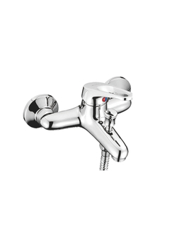 Смеситель для ванны и душа однорычажный, Силумин, Хром, Accoona A6050