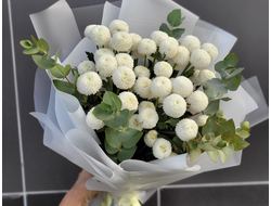 Букет с кустовой хризантемой "Браво"