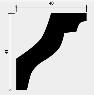 Карниз 1.50.150 - 41*40*2000мм