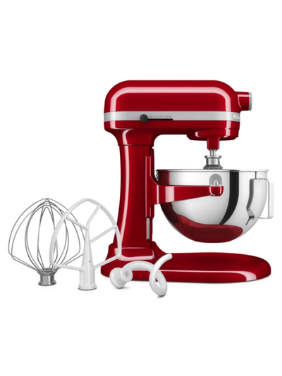 Миксер профессиональный KitchenAid, Heavy Duty, чаша 5,2 л., красный, 5KSM55SXXEER