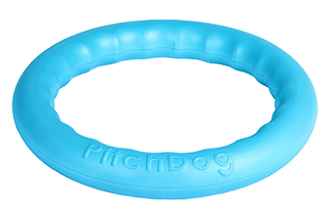 PitchDog 30 - Игровое кольцо для аппортировки d 28 голубое