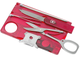 Швейцарская карточка VICTORINOX SwissCard Lite, 13 функций, полупрозрачная красная 0.7300.T