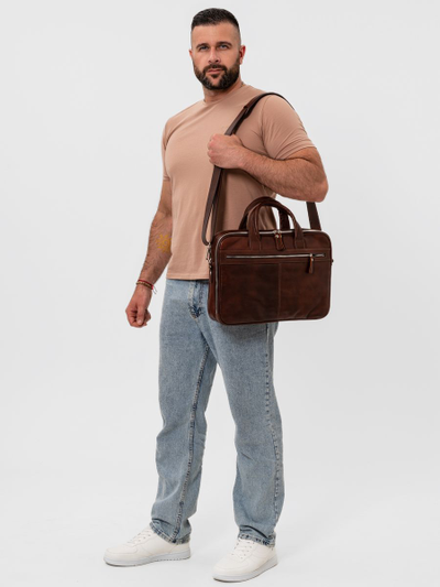 Сумка для ноутбука Montesano Premium brown (арт. 1006-53)