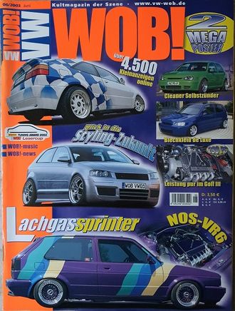 VW WOB! Magazine June 2003, Иностранные журналы об автомобилях автотюнинге, Intpress