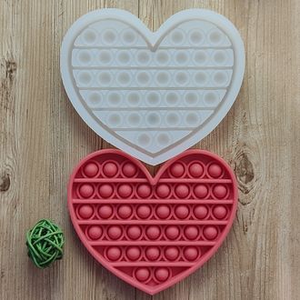 Молд  "Поп-ит Сердце большое"
