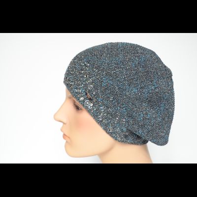 Vizio Италия 7078 берет серо - голубой фото