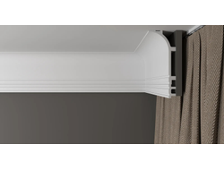 Потолочный плинтус для подсветки DECOR-DIZAYN DD520, из дюрополимера, под покраску, ударопрочный, 2 метра