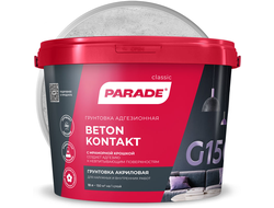 Грунтовка адгезионная акриловая PARADE CLASSIC G150 BETON KONTAKT 10 л