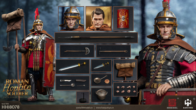 Римский легионер в медной броне - КОЛЛЕКЦИОННАЯ ФИГУРКА 1/6 scale Imperial Legion Hoplite (HH18078) - HHMODEL & HAOYUTOYS