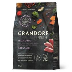 Grandorf Fresh сухой корм для собак мелких пород с уткой и бататом, 3 кг
