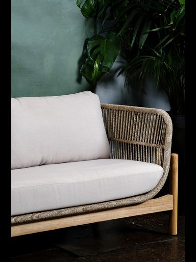 Диван двухместный из тика Talara