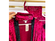 Домашняя одежда Виктория Сикрет 6в1 велюр бордовый