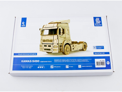 Деревянная модель: (Baumi 11014) Cедельный тягач КАМАЗ-5490