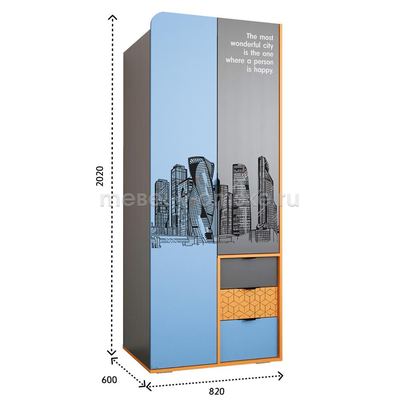 Шкаф Сити - 0,82