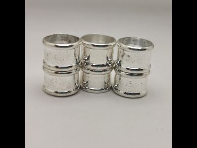 УЦЕНЕННЫЙ ТОВАР! Магнитная застежка "Бамбук"  - 12мм - СВЕТЛОЕ СЕРЕБРО