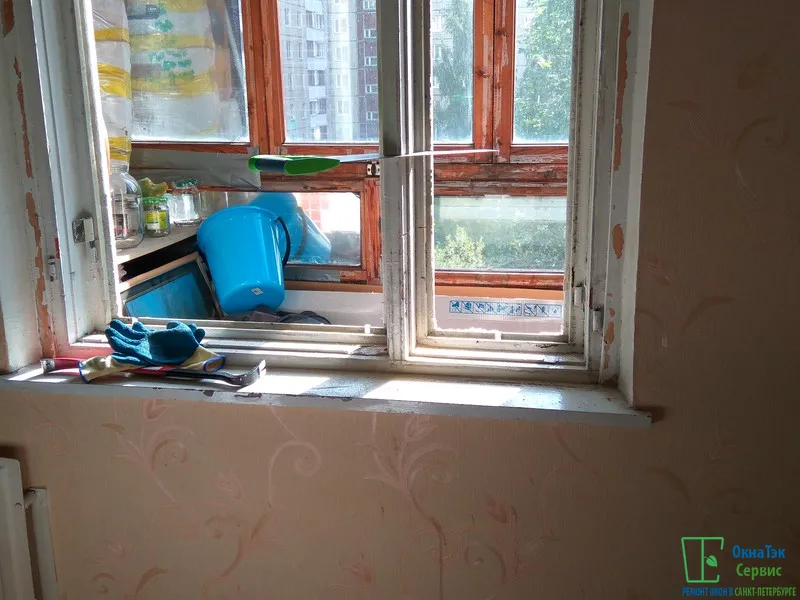 Спиливание деревянного импоста