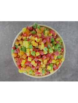 Ананас цукаты кубик 100г