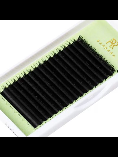 Ресницы чёрные BARBARA «ELEGANT» - Одна длина (16 линий)
